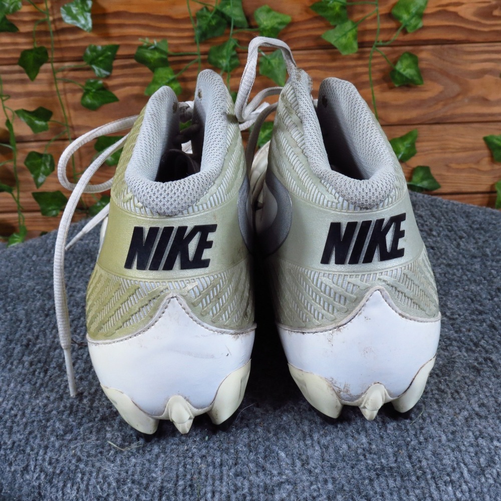 Nike Alpha Speed TD Men Football Cleat Size 12 Athletic White Silver Synthetic - Picture 4 of 6